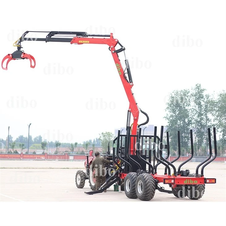 Log Crane And Trailer